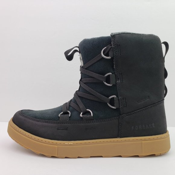 Forsake Lucie Womens Size 10 Black Leather Waterproof Outdoors Hiking Boots - Picture 5 of 15